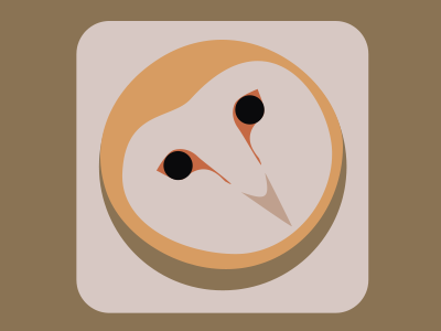 Owlcon 007 animal app bird button dailyui icon owl