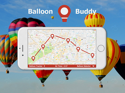 Balloon Buddy aviation balloon dailyui dailyui020 ui