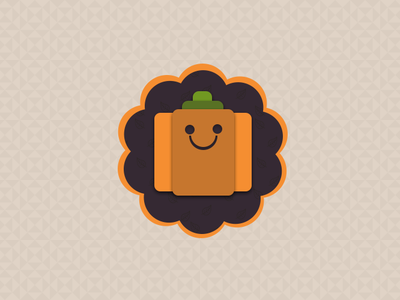 Stipkin icon pumpkin sticker