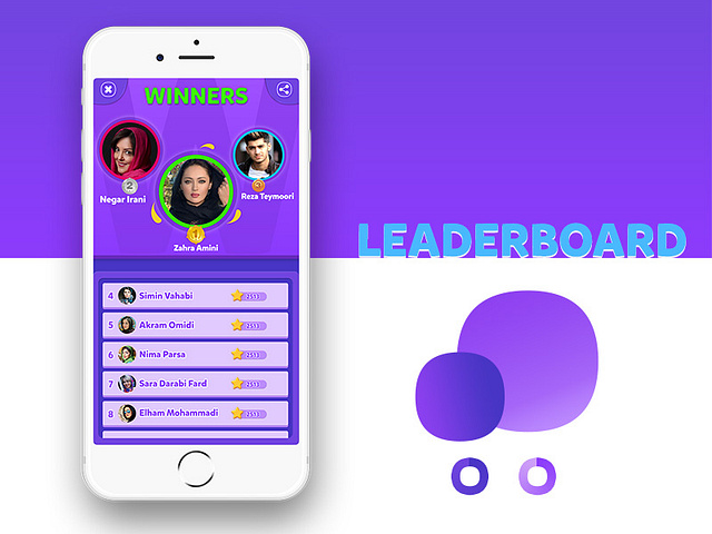 Leaderboard UI designs, themes, templates and downloadable graphic ...