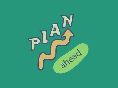 Plan Ahead - PD able artwork branding concept design drawing graphic design illustration sketch