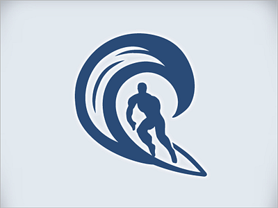 Fitsurfer Logo branding fantasy games illustration logo design rugby silver surfer sports logo surfing surfing logo vector wave