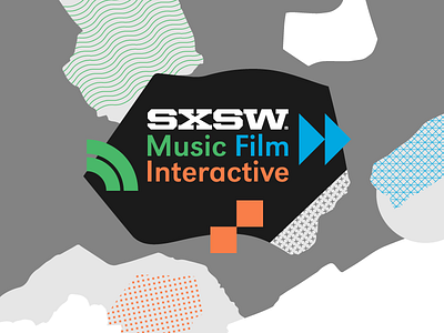 SXSW 2014 collage film identity interactive logo music sxsw