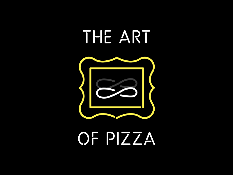 The Art of Pizza animation art austin dough neon pizza