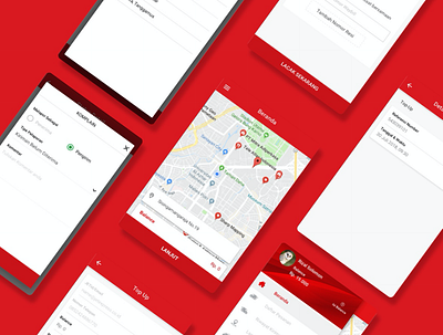 JET Express Mobile App brand mobile app design ui ux