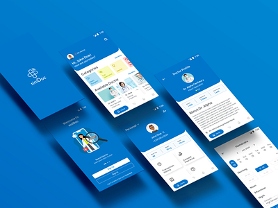 Visual UI for SiniDoc Mobile App brand branding design mobile app mobile app design product design ui user interface design ux visual ui