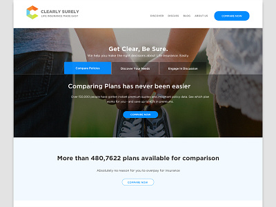 Web Design for Insurance Comparison Site