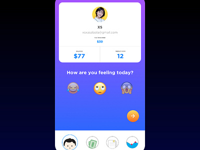 Gamification of an insurance app illustration insurance app ux ui ux ui design