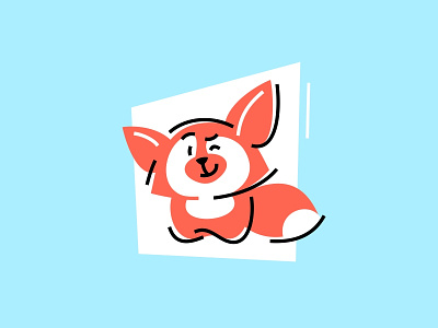 zilore mascot animal animal character cartoon character design cute flat fourhands fox funny illustration mascot vector