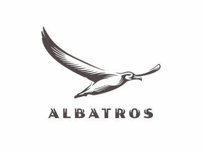 Albatros albatross bird design flight logo watch