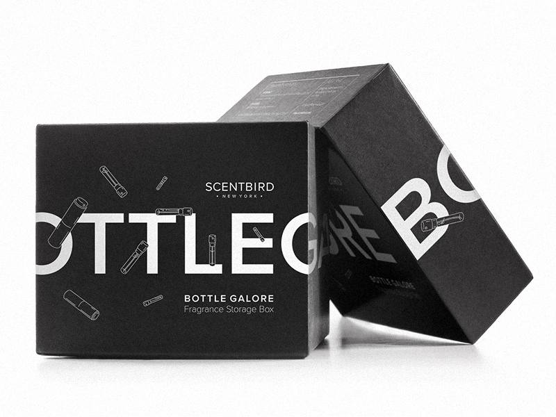 Fragrance Storage Box box packaging design illustration