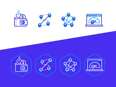 Network icons fourhands icon icons illustration money network pictogram ui vector