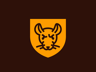Betrayer animal badge betrayer board game branding crest fourhands heraldry icon line logo mark mouse symbol traitor