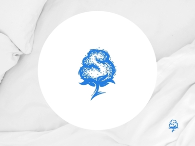 Shanti branding cotton fourhands identity illustration logo logomark logotype mark s sign symbol textiles vector
