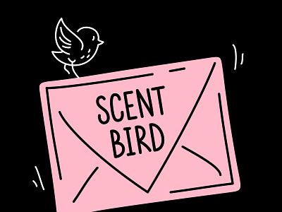 Email Design - Behance Project behance bird branding case study character design email envelope fourhands illustration marketing scentbird typography vector