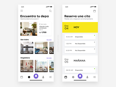 App Design to rent and search apartments alert app app concept app design date design discount interaction interaction design interface interface design photo search ui ui ux ui ux design ux