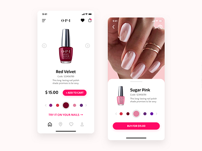 App Ecommerce Opi Nail Lacquer