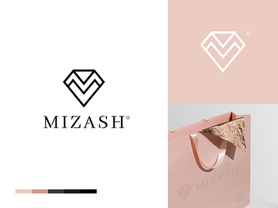 Mizash Branding brand branding clothing brand clothing design design icon illustration logo logotype logotype design photo typography vector