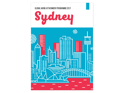 Sydney australia book cover design illustration travel