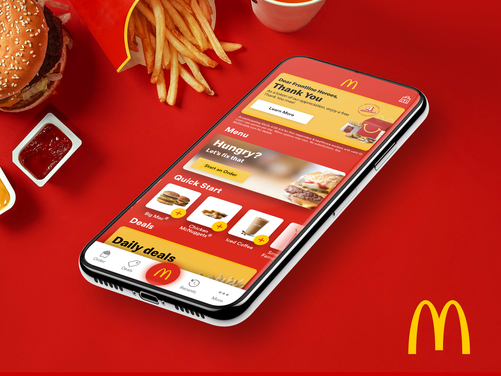 McDonald's Concept App by Jake Brovda on Dribbble