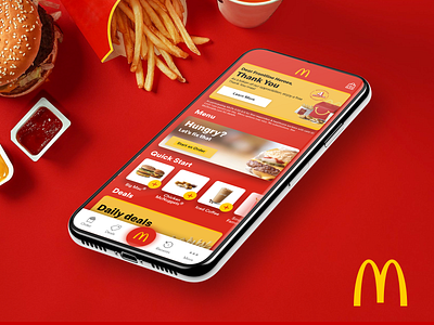 McDonald's Concept App app direction fast food fastfood food food and drink ios ios app ios app design mcdonalds ui