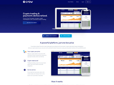 Crow Landing Page