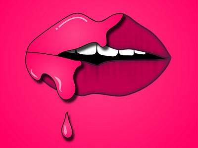 Lips Illustration lips illustration pink lips