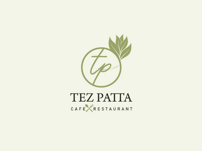 Tez Patta Logo logo design cafe restaurant