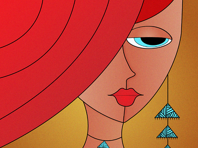 Woman Illustration illustration jewellery woman