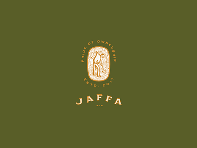 Jaffa Logo branding design graphic graphic design icon illustration lettering logo logodesign logodesigns restaurant typography vector vintage