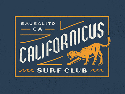 Californicus Graphic branding california design graphic graphic design icon illustration lettering logo retro surf surfing typography vector vintage