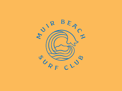 Muir Beach Surf Club branding design graphic graphic design icon illustration lettering logo typography vector