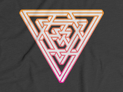 Improbable Triangles illusion impossible penrose shirt triangle