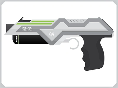 Weapon Concept 1 concept art game gun illustration parallax weapon