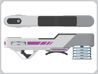 Weapon Concept 2 concept art game gun illustration parallax weapon