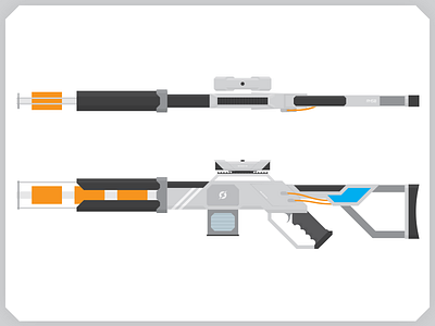 Weapon Concept 3 concept art game gun illustration parallax weapon