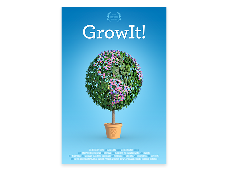 GrowIt! Poster garden movie 3d leaves tree plant poster