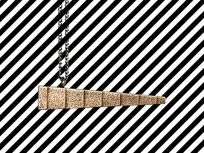 Balance fashion geometric jewelry minimal necklace pendant photography product