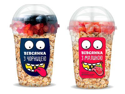 Oats Label creative design label packaging printing