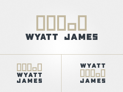 Wyatt James branding identity logo minimal