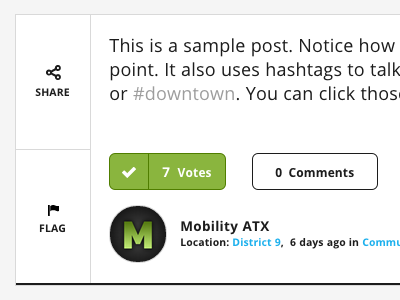 MobilityATX Idea Interface