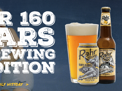 Rahr & Sons product shots beer packaging photo photography product typography web design website