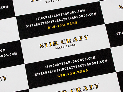 Stir Crazy Business Cards