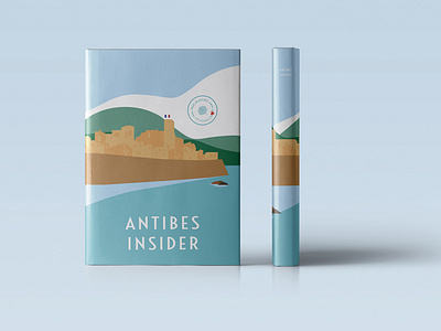 Guide Antibes Insider book design edition illustration print tourism travel