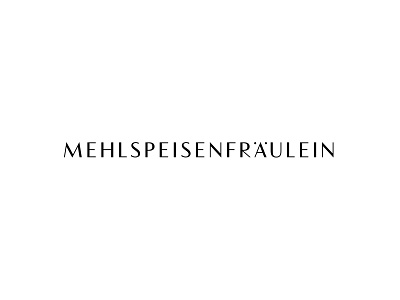 Mehlspeisenfräulein logotype bakery brand identity branding logo logotype minimal typography