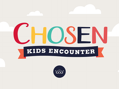 Chosen - Kids Encounter branding design illustration logo vector