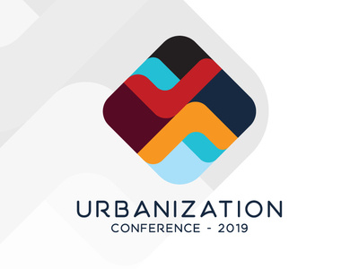 Urbanization Conference branding branding concept design flat icon identity illustration illustrator logo vector