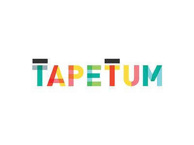 Tapetum app design logo tapetum type design typography ui vector