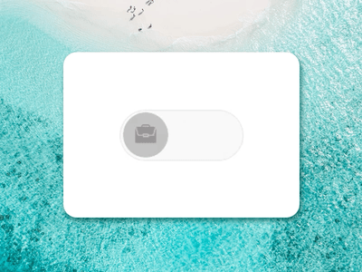 Daily UI Challenge #015 - On/Off Switch daily dailyui dailyui015 on off switch switcher vacation