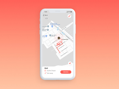 Daily UI Challenge #020 - Location Tracker cats dailyui dailyui020 location app location tracker pet app pet care tracker